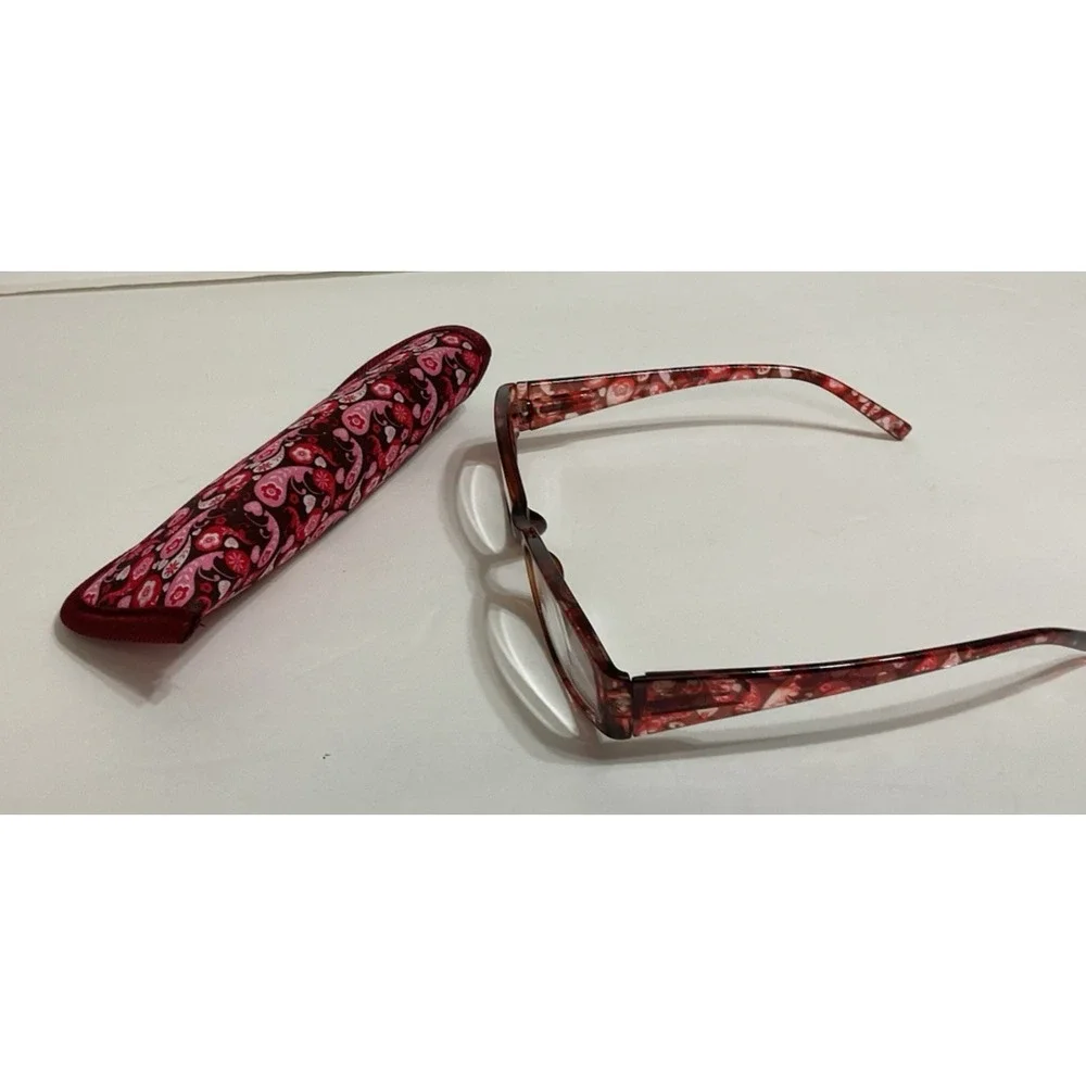 3 PAIR ‎ Foster Grant Daydreamer Purple Rose and Blue Reading Glasses